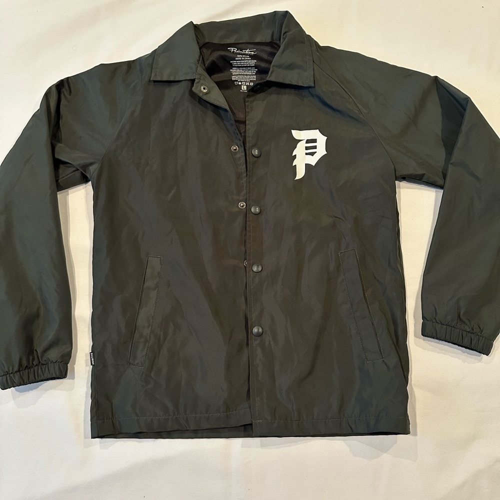 Primitive Kids Green Nylon Jacket - Size Large
